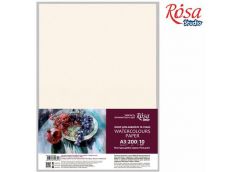 Папір для акварелі А-3 (30*42см)  200гр/м2. 10акр. дрібне зерно ROSA Studio 1692...