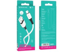Кабель зарядний Borofone (USB-Type-C) 3.0A. 1.0м. силікон BX79 (1)