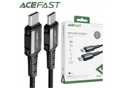 Кабель зарядний AceFast (Type-C-Type-C) 1.2м. нейлон C1-03 (1)