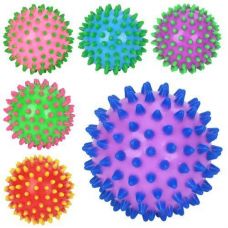 М'яч масажний ПВХ 7см. 6кол. MS 4117-1 (100)