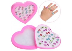 Каблучка метал. в диспл. ціна за 36шт. в упак. 16*14*3см. RING-20 (1260) &&