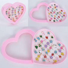 Каблучка метал. в диспл. ціна за 36шт. в упак. 16*14*3см. RING-6 (1152) &&