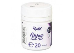 Фарба акрилова для декору, матова біла 20мл. RUDIX  