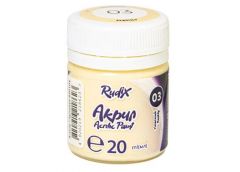 Фарба акрилова для декору, матова тілесна 20мл. RUDIX  