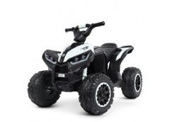 Електроквадроцикл р/к. 2.4G. 2двиг.35W. акум.12V7-9АH. EVA. шкіра. білий M 4959E...
