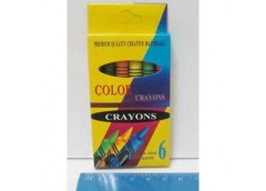 Олівець восковий 6к Crayons S-2006A