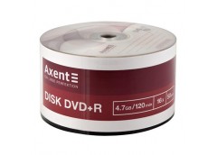 Диск Axent DVD+R 4,7GB 120min 16x 50шт в упак 8108-A (1/50)