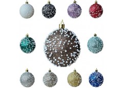 Кулька новорічна 10см. 3шт. в кор. 