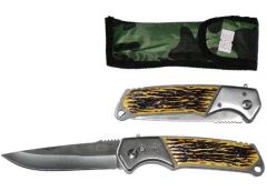 Ніж розкладний в чохлі кнопка 