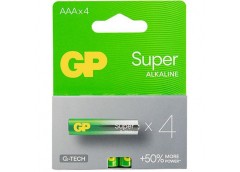 Бат. R3 бл. GP Super Alkaline лужна 1.5V 24A21-SB4 (4/10/80)