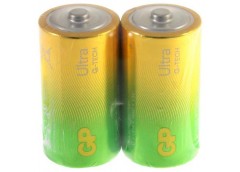 Бат. R14 сп. GP Ultra Alkaline 1.5V лужна 14AU21-S2 (2/24)
