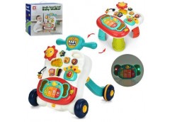 Каталка-ходунки в кор. на бат. столик. піаніно. сортер. рухомі дет. музика 44*44...