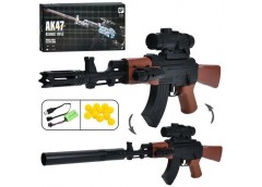 Автомат в кор. акум. на кульках. USB. лазер 35*19*6см. 2030-1A (12)