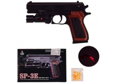 Пістолет в кор. на бат. пульк., лазер SP-3E (120)