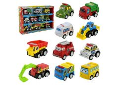 Набір машинок в кор. інерц. 10шт. 24*19*4см. 5857 (48)