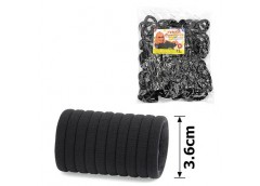 Резинка Калуш чорна мікрофібра 3,6см (75) 14562