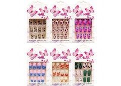 Набір накладних нігтів в кор. 12шт. CD24 (720)