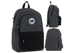Рюкзак GoPack Education Teens 43*28*17см. чорний, сірий GO26-141L-4