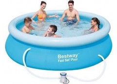Басейн надув. круглий. фільтр-насос 305*76см. Bestway 57270 (1)