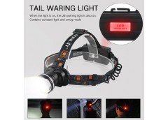 Ліхтарик на голову в кор. акум. Type-C. 2шт. 18650. zoom W518-TG (1)