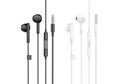 Наушніки HOCO wire control earphones with mic black/white M93