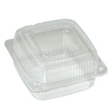 Одноразовий контейнер для їжі ПС 13*13*8см. 1030мл. 12892 БарОС (700)