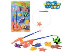Рибалка на лист. 2 вудки з магнітом. 8 рибок. 58*36cм M 0045 U (96)