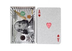 Карти грал. пластік DOLLAR 54 карти сірі 14-99 (100)