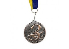 Медаль 3 місце колір бронзи