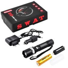 Ліхтарик в кор. акум. 1шт. 18650/на бат. 3шт. AAA.