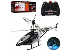 Вертоліт р/к. в кор. акум. USB. гіроскоп. 3 канали. світло 42*16*8см. 2кол. HX73...
