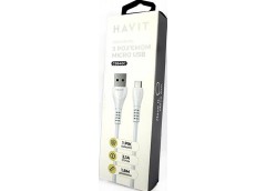 Кабель зарядний Havit (USB-MicroUSB) 2.1A. 1.8м. HV-CB640C (1)