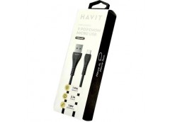 Кабель зарядний Havit (USB-MicroUSB) 2.1A. 1.0м. HV-CB640C (1)