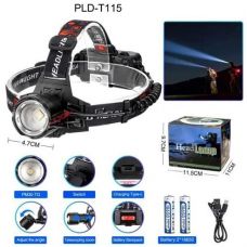 Ліхтарик на голову в кор. акум. 2шт. 18650. Type-C. zoom PLD-T115-PM30-TG (1)
