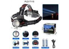 Ліхтарик на голову в кор. акум. 2шт. 18650. Type-C. zoom PLD-T115-PM30-TG (1)