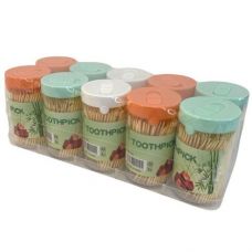 Зубочистка бамбукова в кор. 10шт. 250шт. 5*8см. 927 OSM (360)