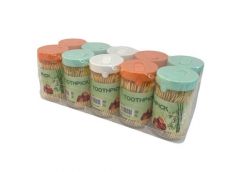 Зубочистка бамбукова в кор. 10шт. 250шт. 5*8см. 927 OSM (360)