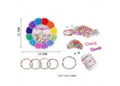 Бісер в кор. намистинки. гумка 16*16*2см. T026A-MZ1 (40)