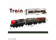 Потяг в кор. на бат. магнітні вагончики звук. світло 43*10*5см. AU7889 (60)