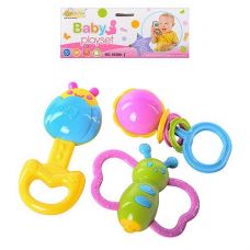 Брязкальце в куль. 3шт. 15*24*4см. 1838 C1 (240) 