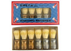 Помазок з пластиковою ручкою 6шт. 11см. мікс. кол. 2011 (6/600)