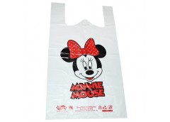 Майка 30х52/25см Minnie Mouse білий 100шт в упак (100/2000) &&