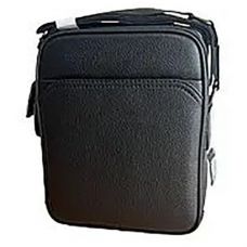 Сумка чоловіча чорна 20*25см 3002-1