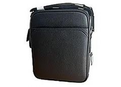 Сумка чоловіча чорна 20*25см 3002-1