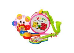 Музичні інструменти в куль. барабан. гітара. маракаси. дудка 18*26*9см. 2013 C (...