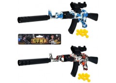 Автомат в куль. на бат. на кульках лазерний приціл. 19*44*5см. 2кол. 2025-5A (24...