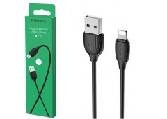 Кабель зарядний BOROFONE (USB-Lightning) 2,4A 1,0м  PVC, TPE connectors BX19LB