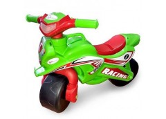 Мотоцикл 2-х колісний байк червоний з зеленим 0138/50 DT