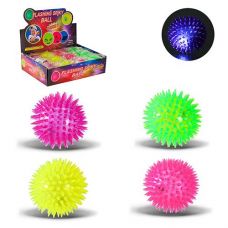 М'яч масажний в дисп. 12шт.  8.5см. світло 4кол. PR24125 (144/288)