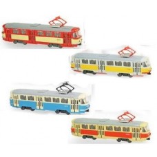 Трамвай в кор. метал. інерц. 20*5*8см. 4кол. 6411ABD (24/96)